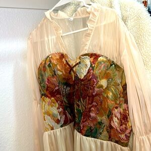 Medieval Floral Corset Gown🌹